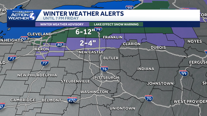 Western PA: Flurries and cold before Impact Day Sunday