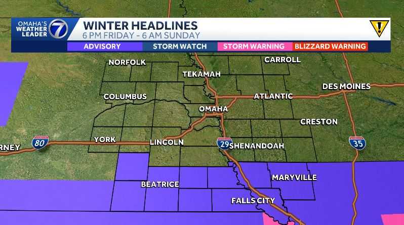 Omaha weather: Arctic blast, dangerous cold Friday - KETV