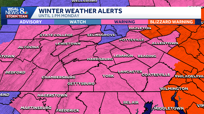 Winter weather advisory, winter storm warning lifted