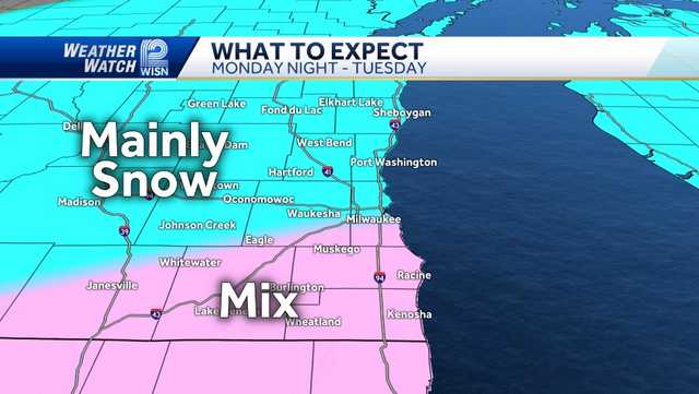 Light wintery mix expected Monday morning, but Tuesday could be messier - Vimarsana News