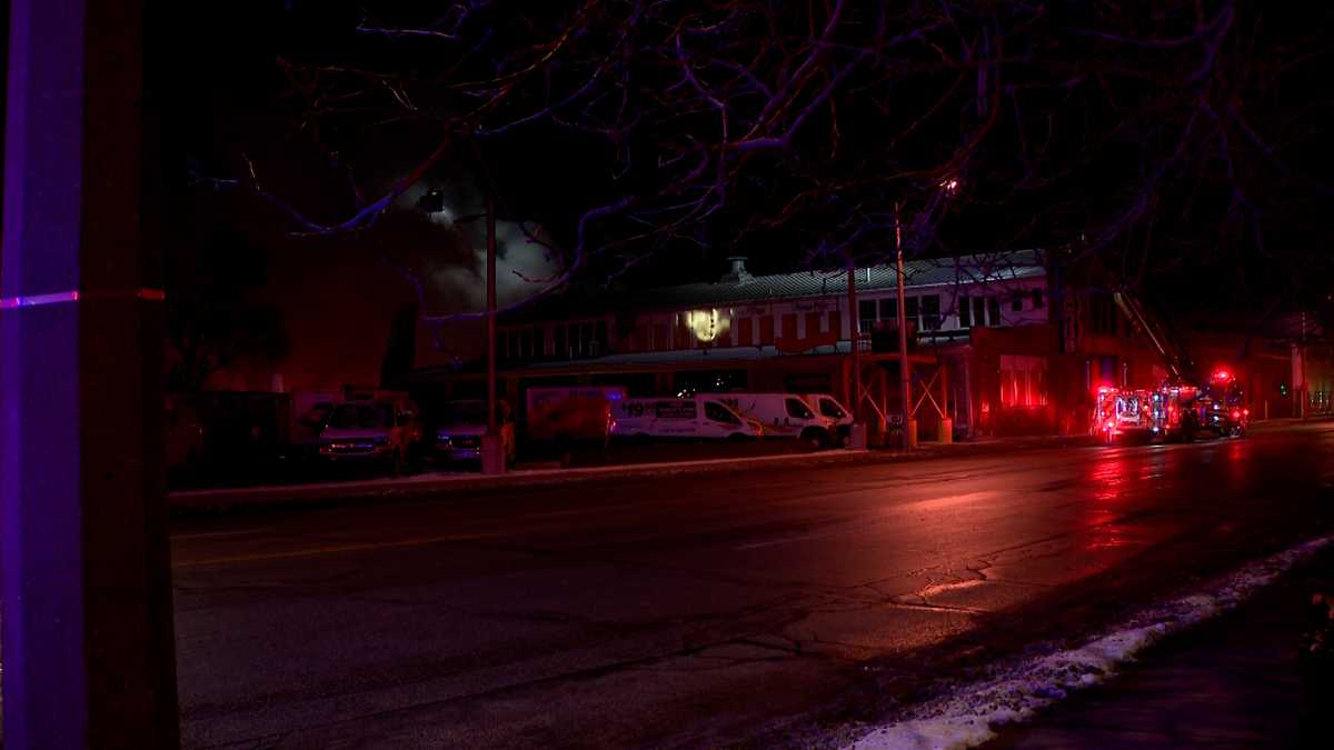Milwaukee firefighters battle fire at U-Haul storage facility