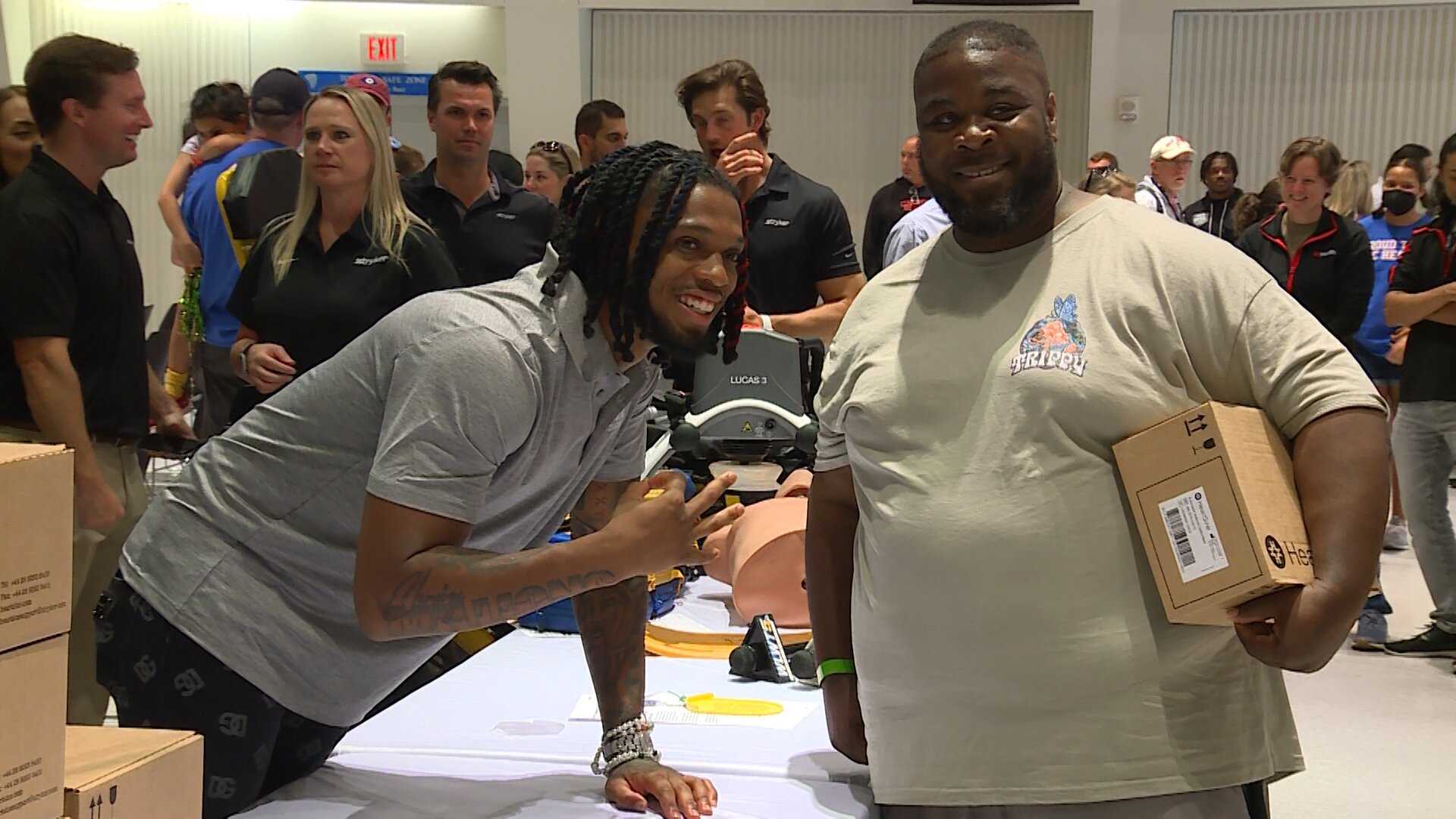 Damar Hamlin's' Chasing M's Foundation Hosted CPR Tour In Cincinnati