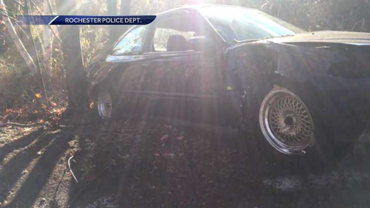 Milton man hospitalized after car hits tree