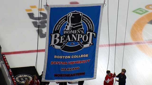 Women's Beanpot banner raised to TD Garden rafters - Vimarsana News