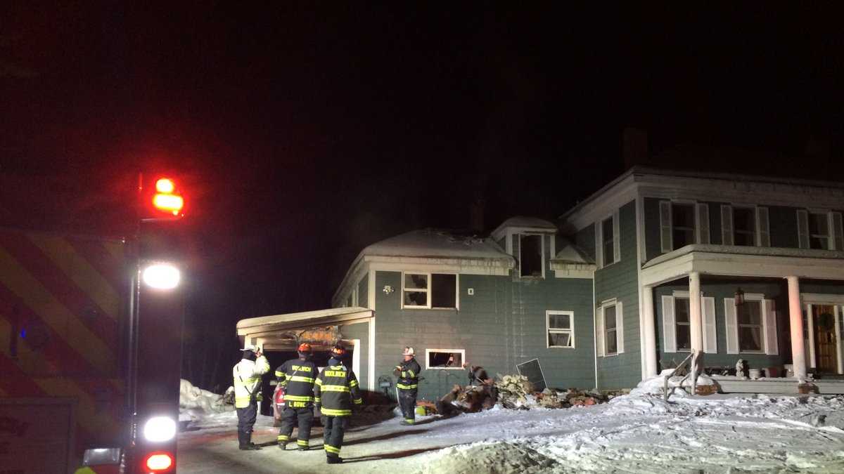 Chimney fire damages Woolwich farmhouse