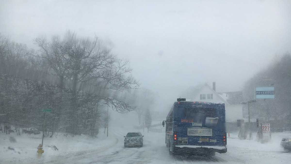 Photos: Powerful storm covers Bay State in snow