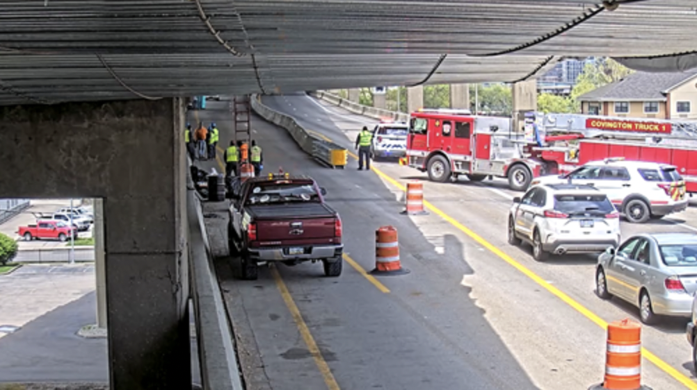 Police: Worker falls off scaffolding while working on Brent Spence Bridge