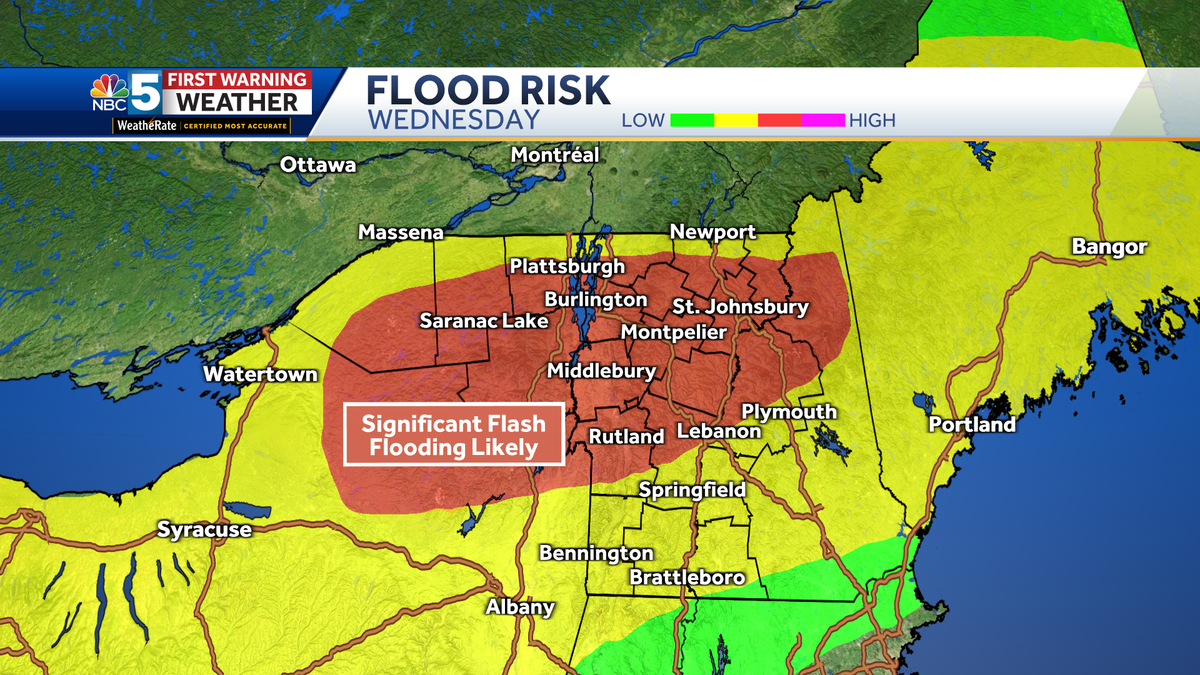 Beryl's torrential rain to cause flash flooding starting Wednesday ...