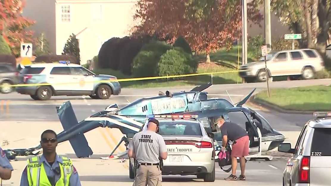 Raleigh Helicopter crash near NCSHP Training Academy