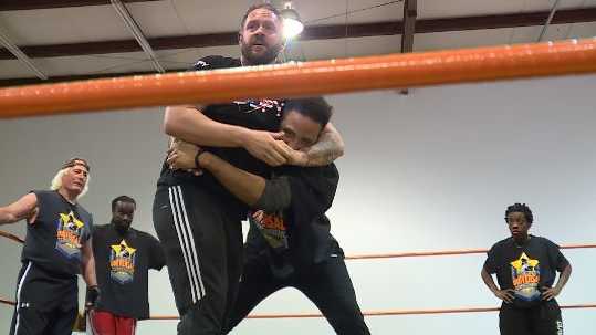 Veteran, pro wrestler says mental health matters