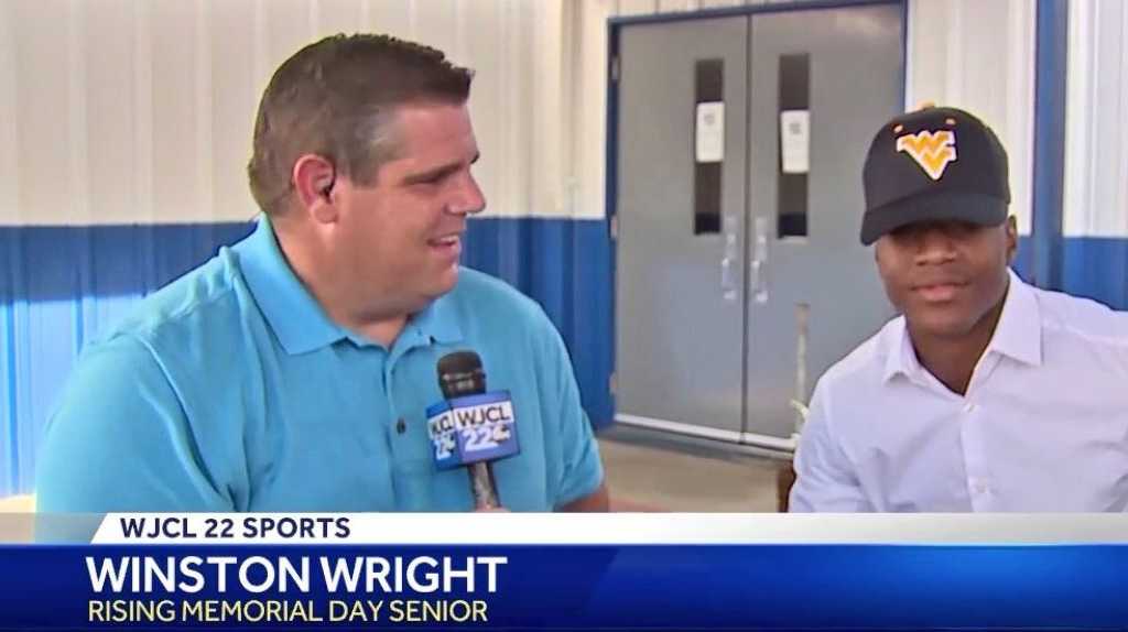 Winston Wright verbally commits to West Virginia live on WJCL 22 News