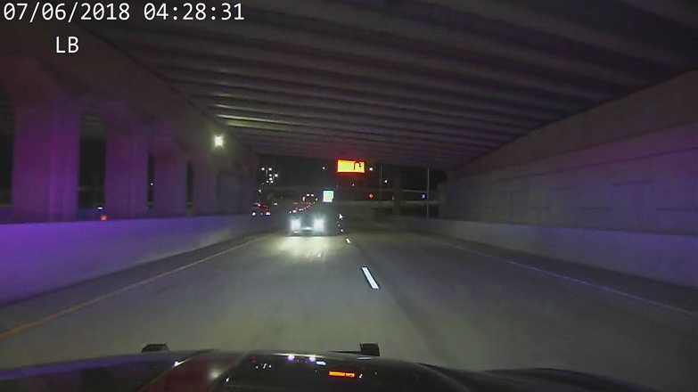 Accused drunken driver goes wrong way on ramp, almost hits deputy