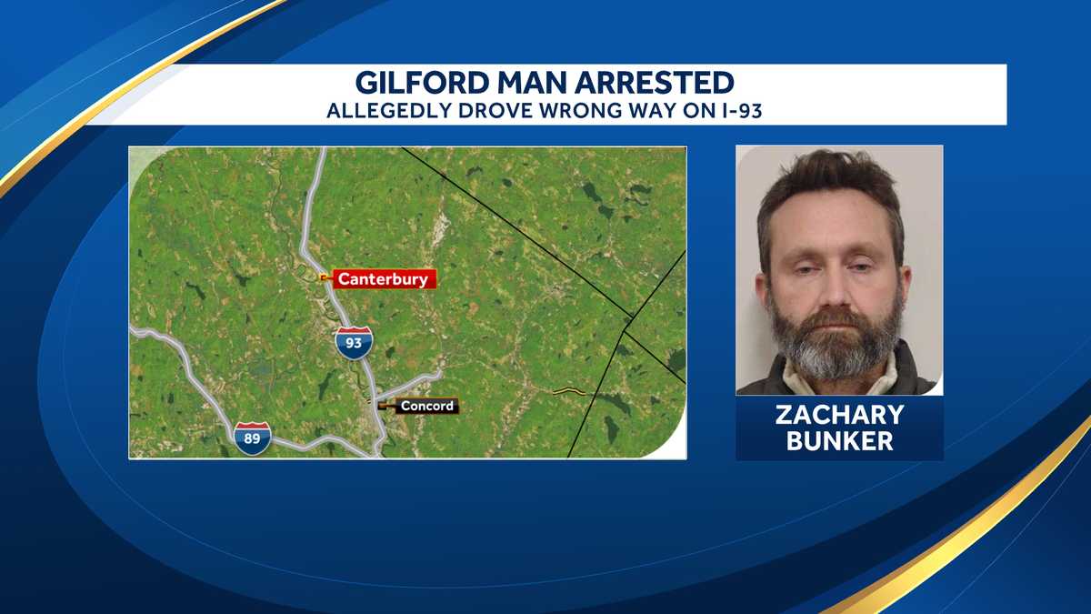 Nh Man Arrested After Allegedly Driving The Wrong Way On I 93 8464