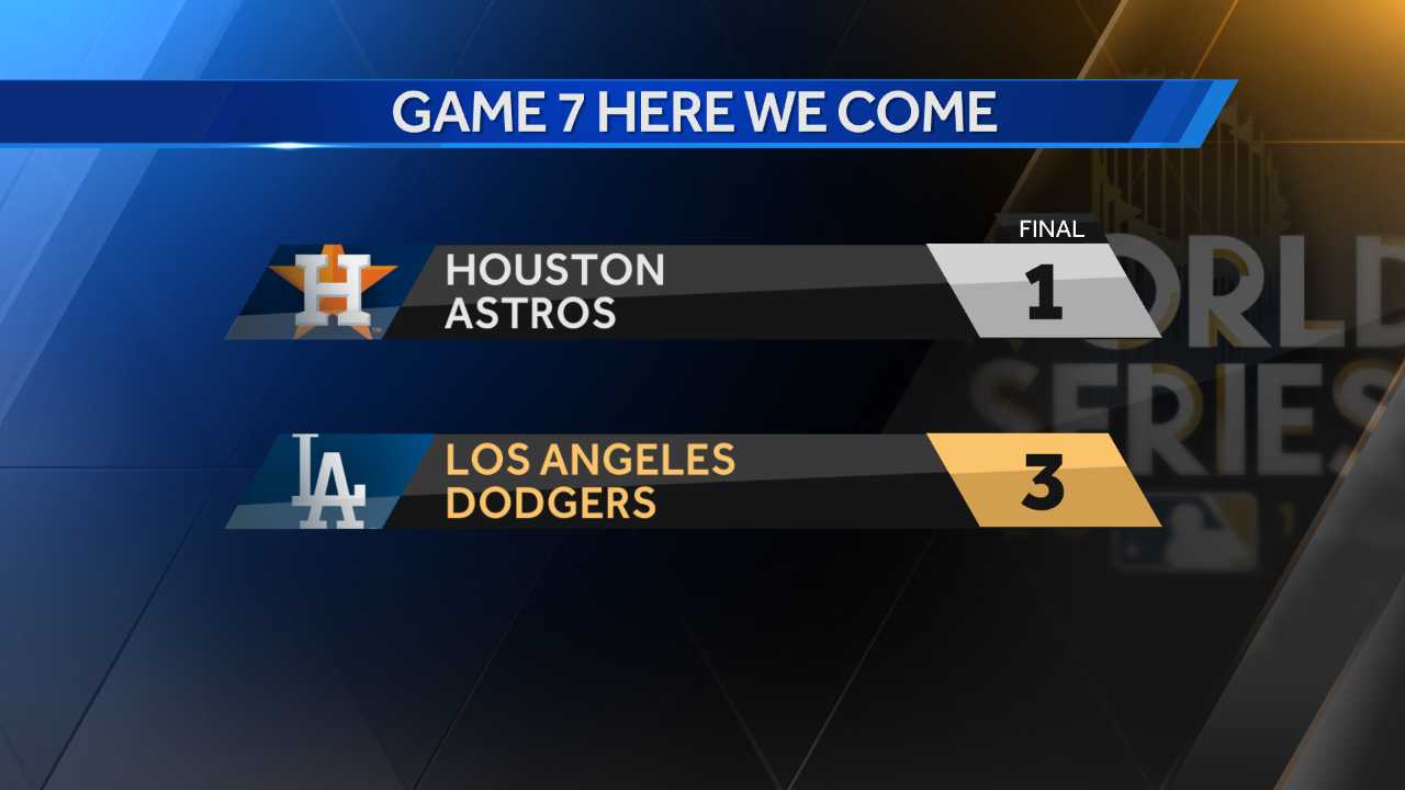 World Series: Dodgers Force Game 7 With 3-1 Win Over Astros In Game 6