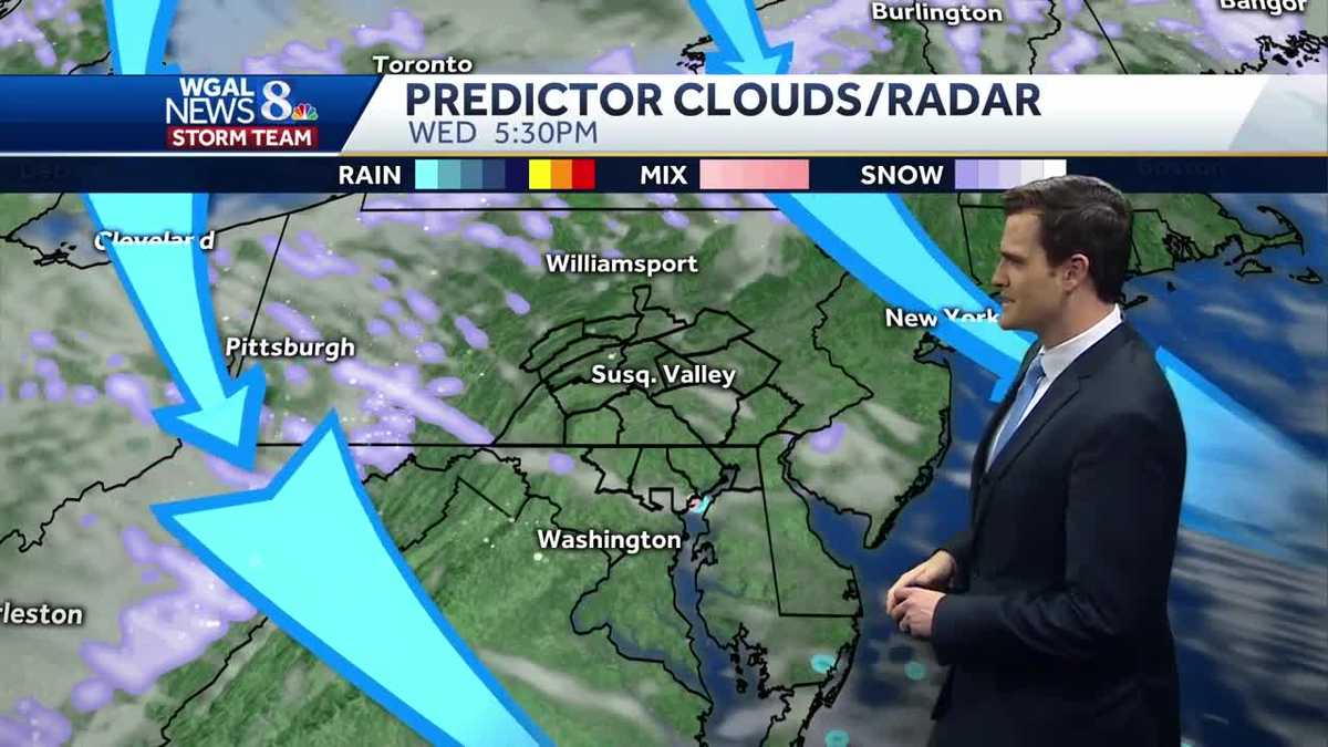 Blustery today in Central Pennsylvania; temps fall tonight