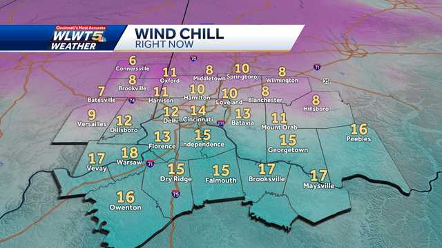 Weather impact day: Single-digit wind chills, slick spots possible for Thursday morning commute