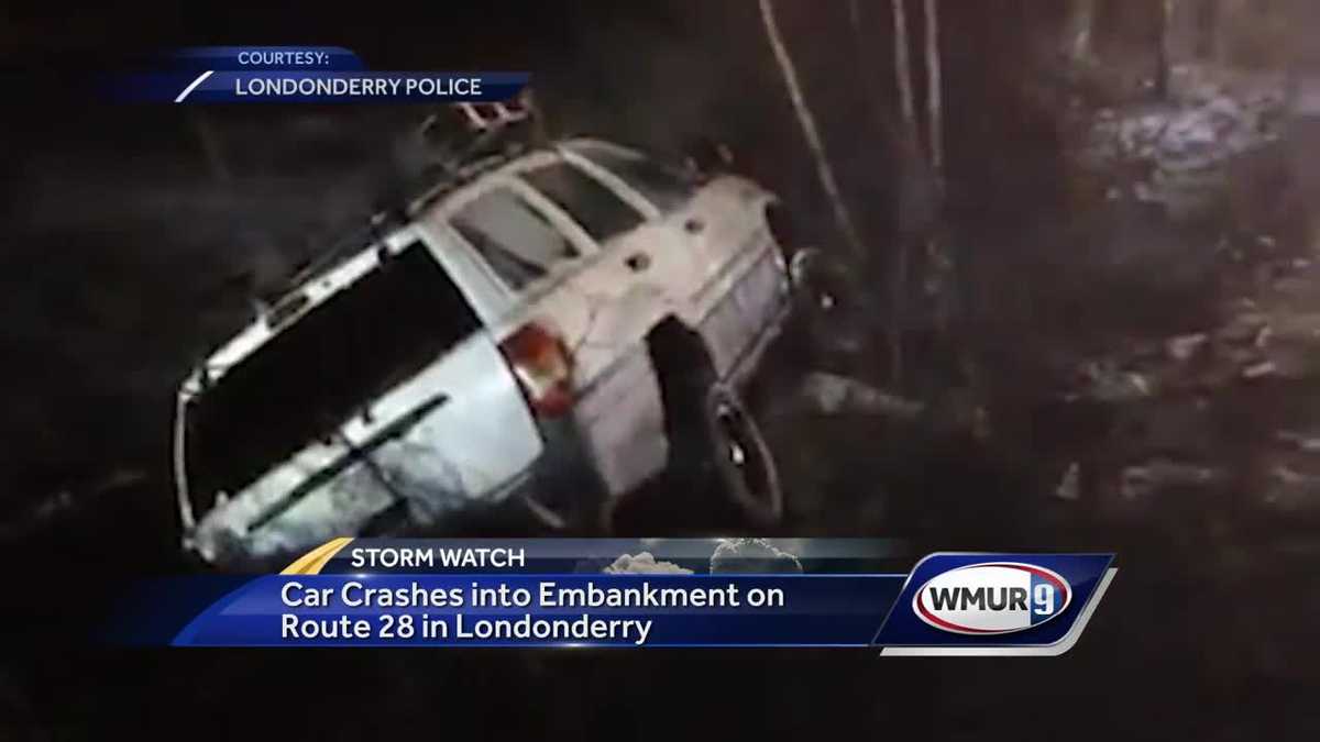 Slick roads causing accidents in southern NH