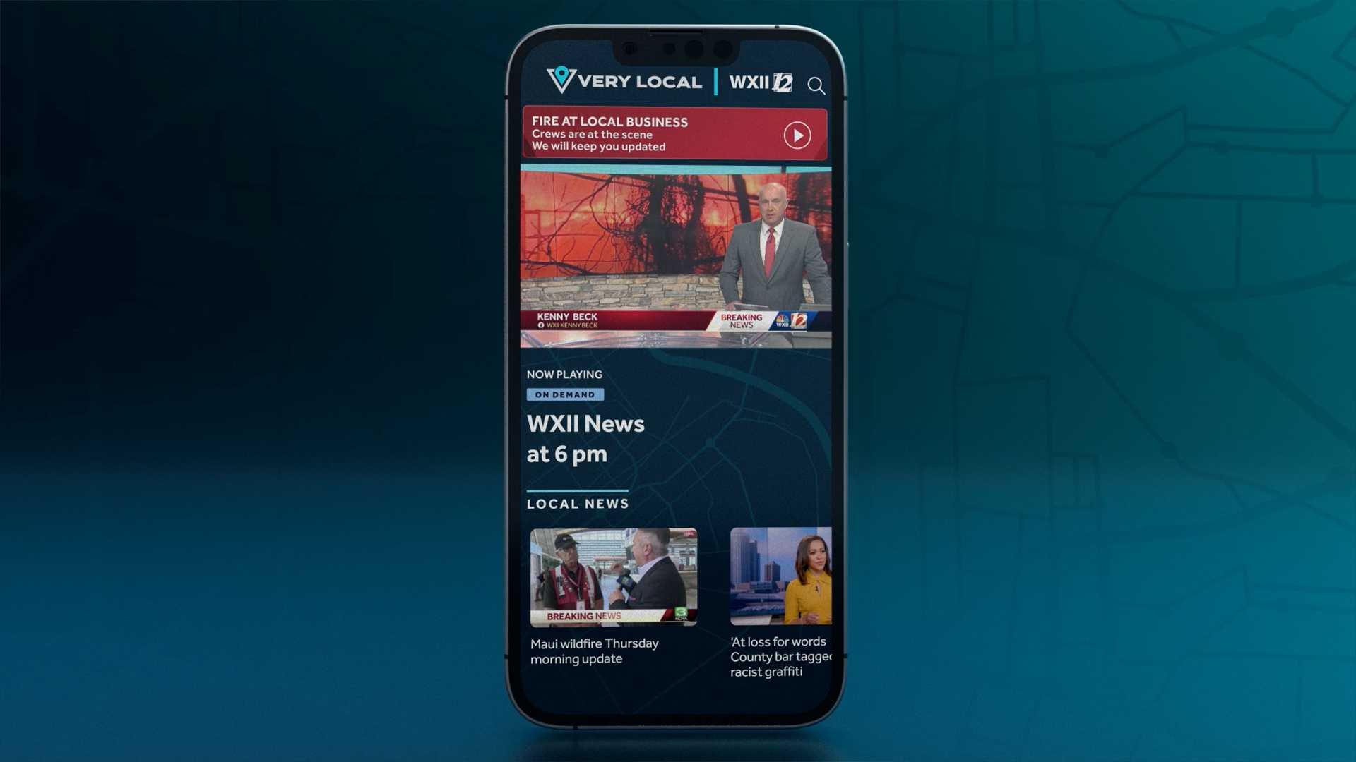 Stream Very Local Powered By WXII 12 On The Go With The Mobile App