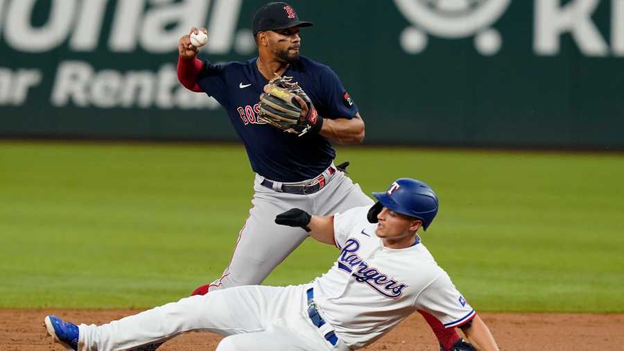 Red Sox offense explodes on Rangers pitching - The Boston Globe