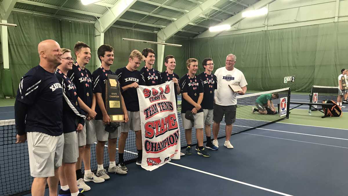 Xavier outlasts Pella for boys 1A tennis title