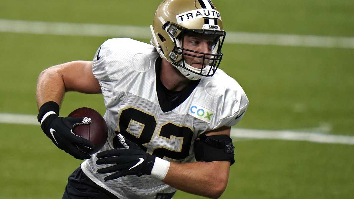 Adam Trautman, New Orleans Saints, Tight End, Dayton