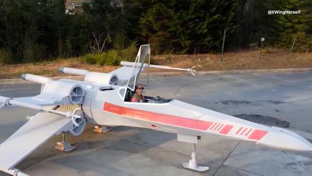 A Star Wars fan built a life-sized X-wing starfighter. He's raising funds to help Ukraine - Vimarsana News