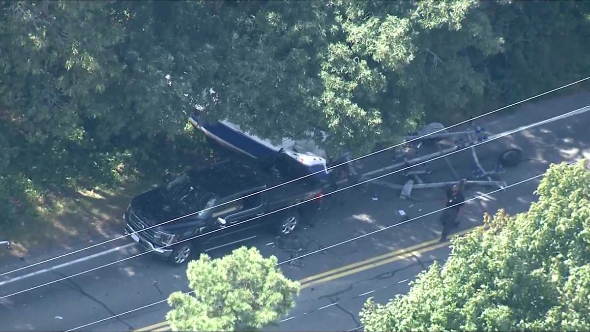 Teenager killed, 2 others injured when SUV collides with trailer on Cape Cod