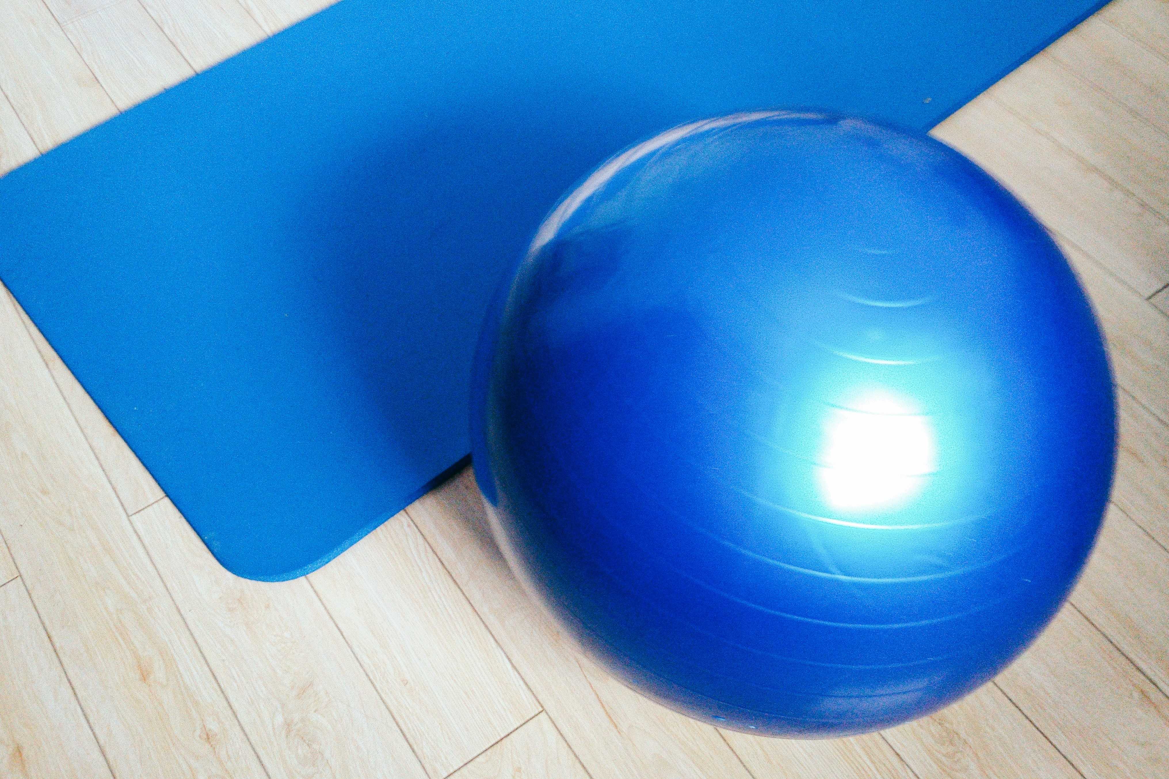 yoga ball blue