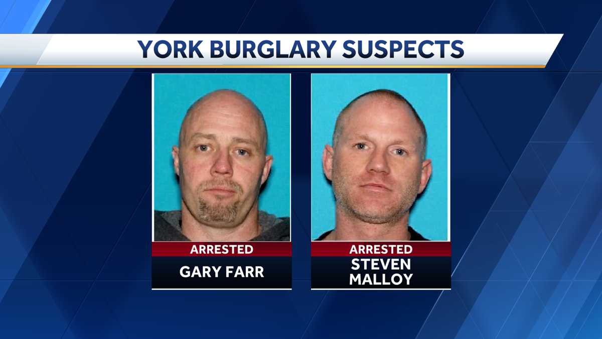 Two Suspects Arrested For Attempted Burglary In York 