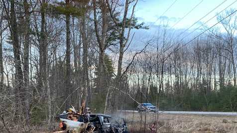 Unidentified good Samaritan pulls Maine driver from burning car