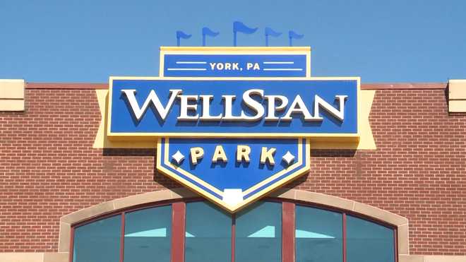 The York Revolution's WellSpan Park seats 7,500 people.