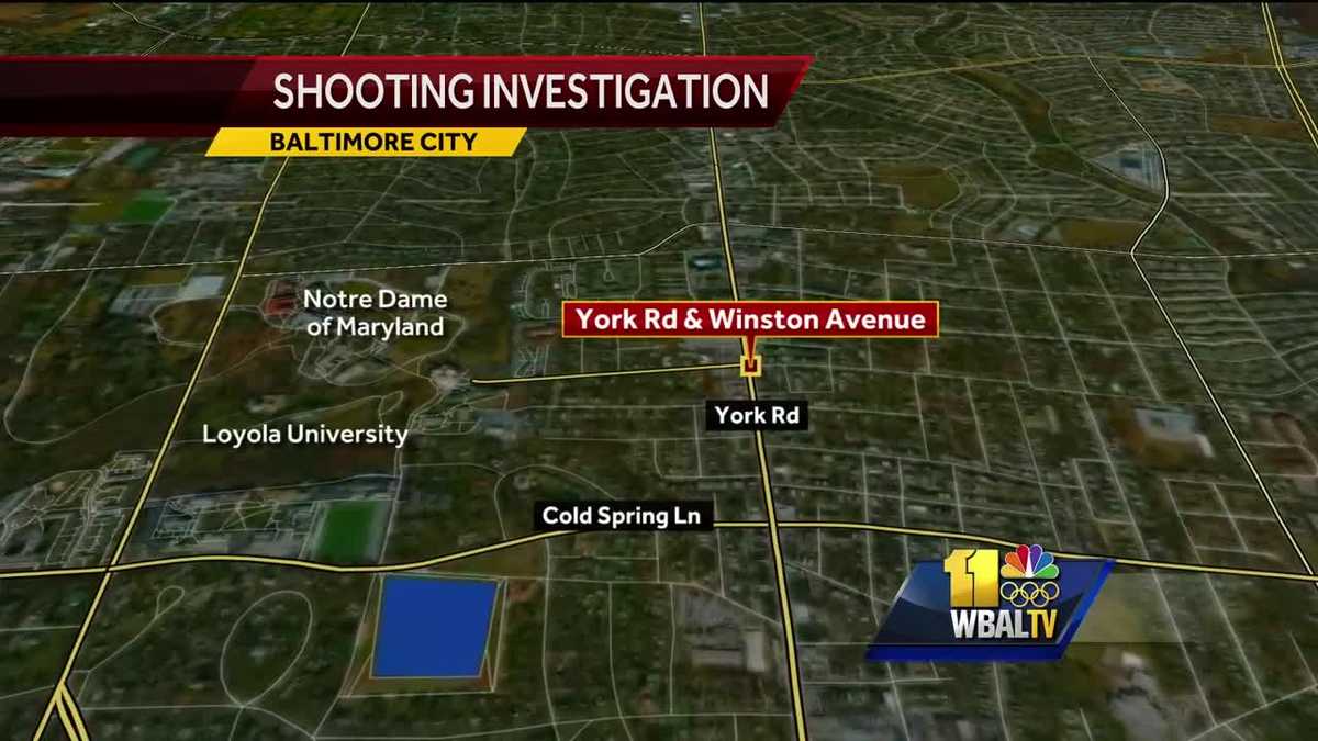 Man riding bicycle injured in shooting on York Road