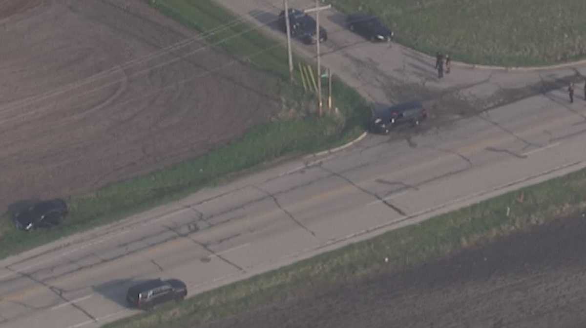 Highway reopens in Racine County after police chase