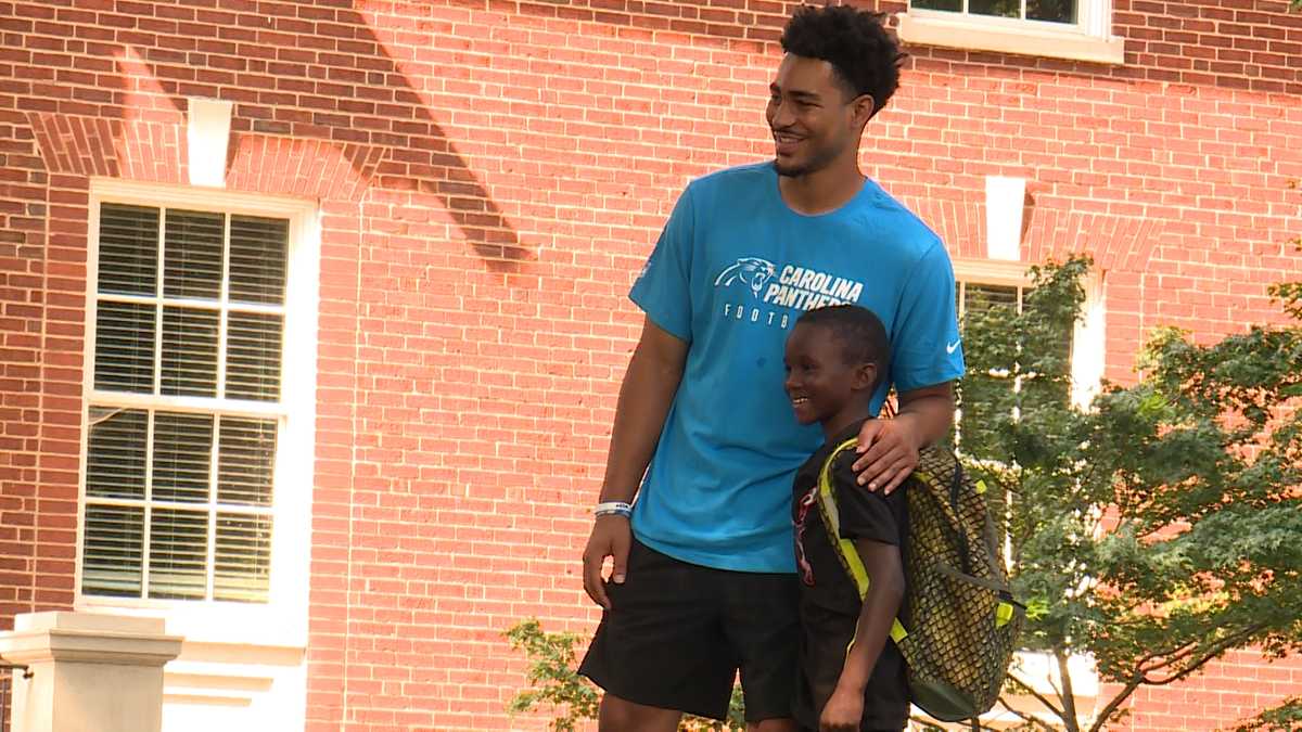 The Carolina Panthers held a joint practice with the NY Jets at Wofford