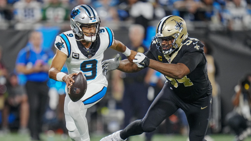 Reich: Panthers QB Bryce Young on track to play Sunday vs Vikings