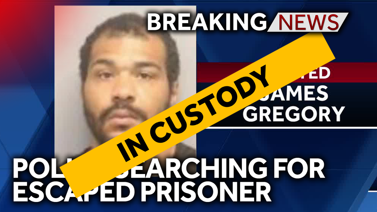 Escaped prisoner caught and in custody, police say