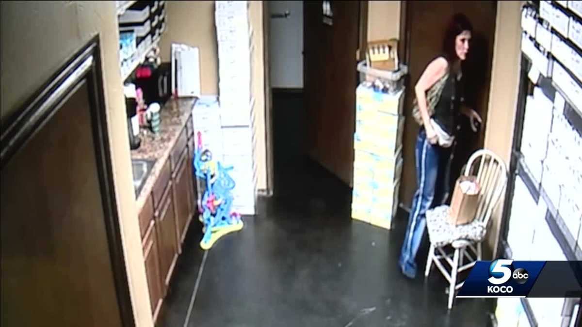 Woman caught on camera stealing employees' wallets at Yukon boutique