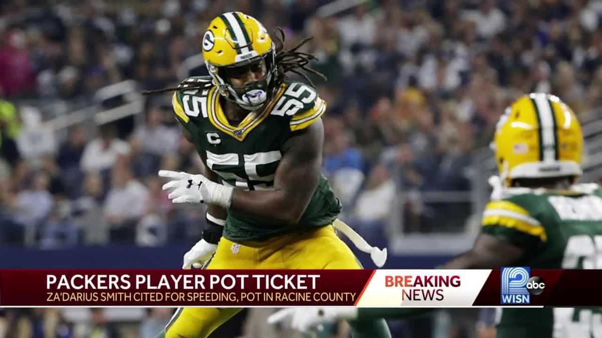 Packers linebacker ticketed, accused of possession of marijuana