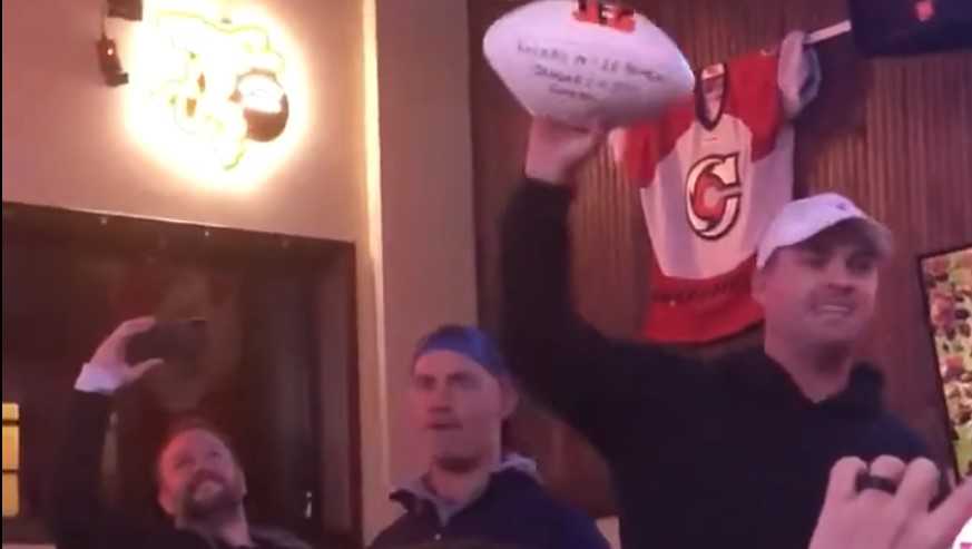 Which bars got Cincinnati Bengals game balls?