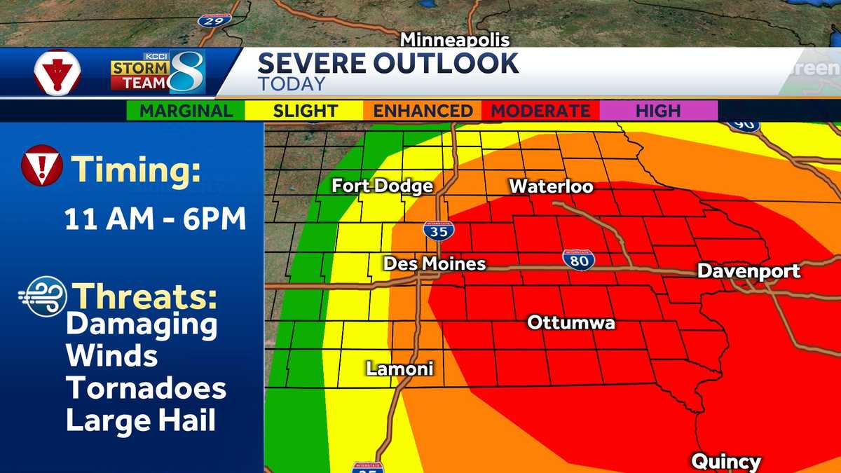 Iowa weather Where storms will fire up and when they will turn severe