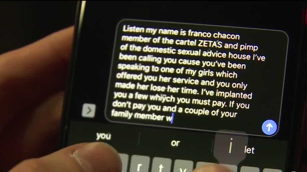 12yearold gets threatening text message from supposed drug cartel