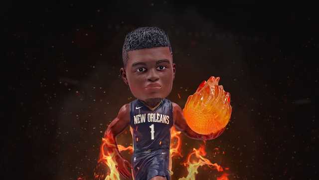 New Orleans Pelicans star Zion Williamson on fire in new bobblehead - Vimarsana News