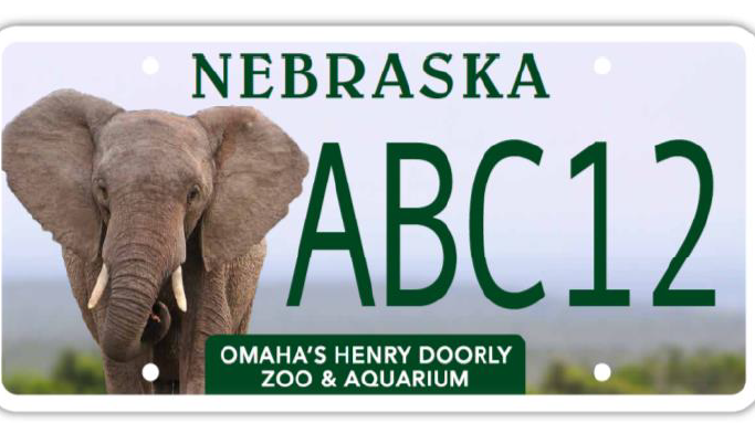 Zoo-themed license plate now available