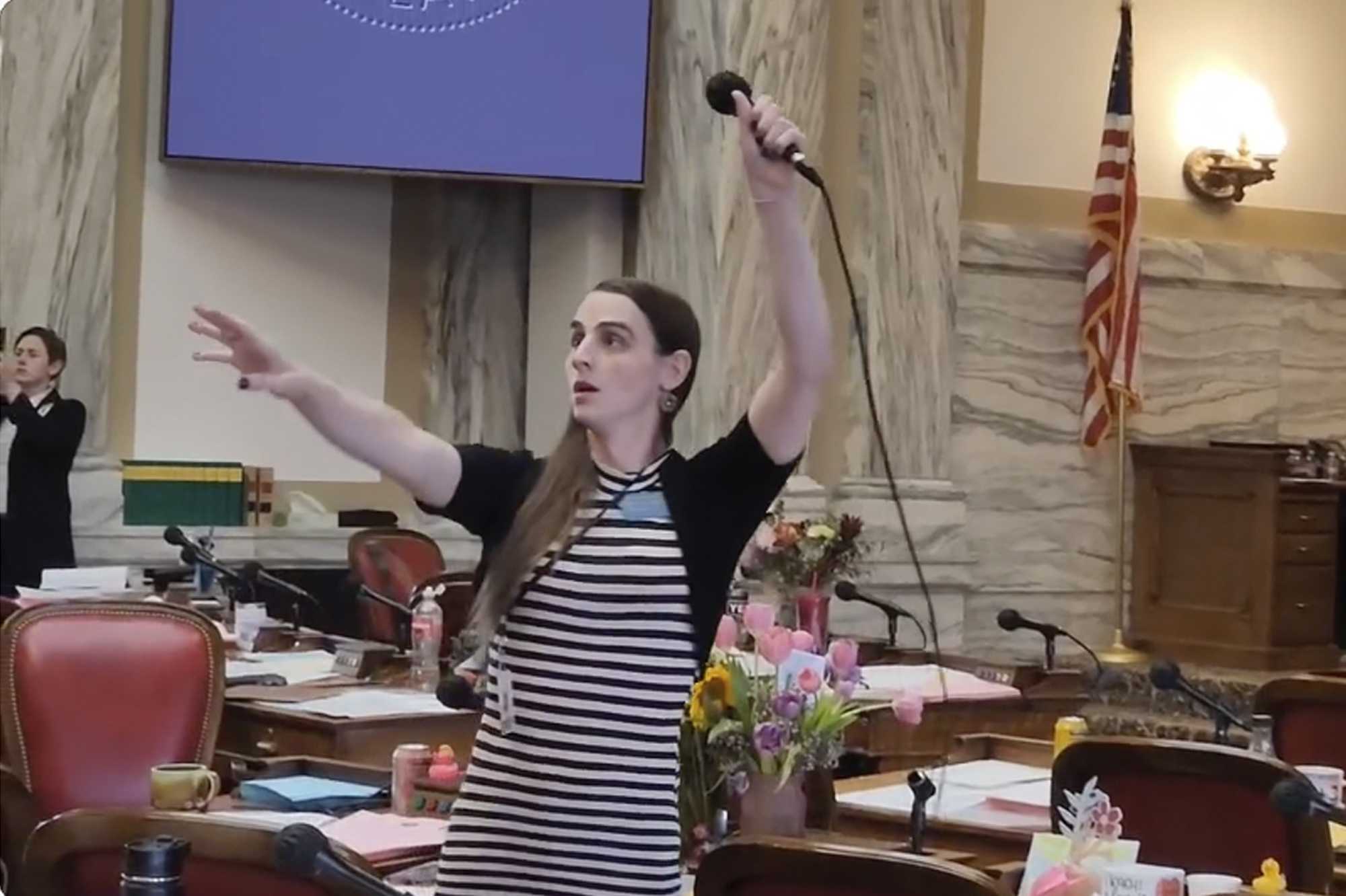 Montana Transgender Lawmaker Barred By GOP From 2023 Session