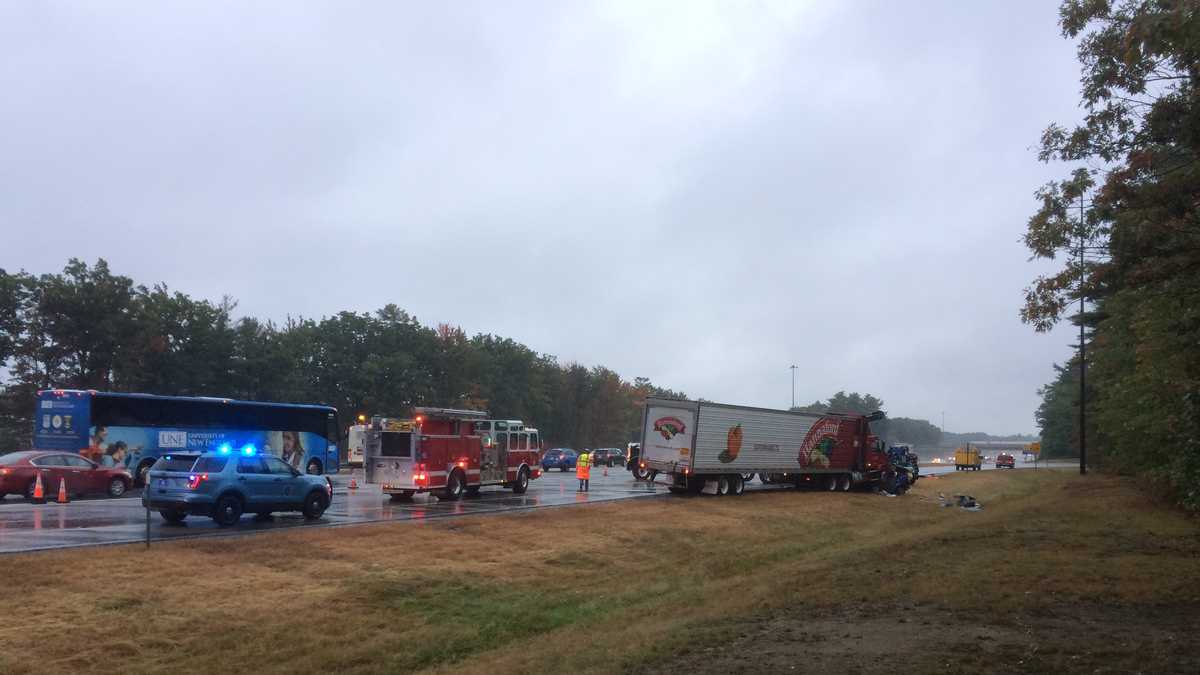 Portland man critically injured in turnpike crash