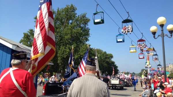 Veterans Parade at the Iowa State Fair