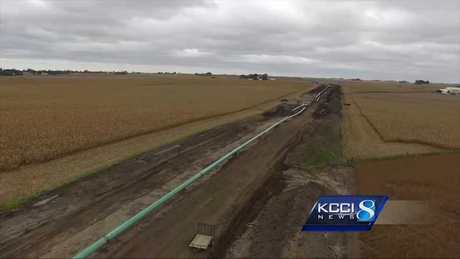 Construction of the controversial Bakken pipeline continues in Iowa.