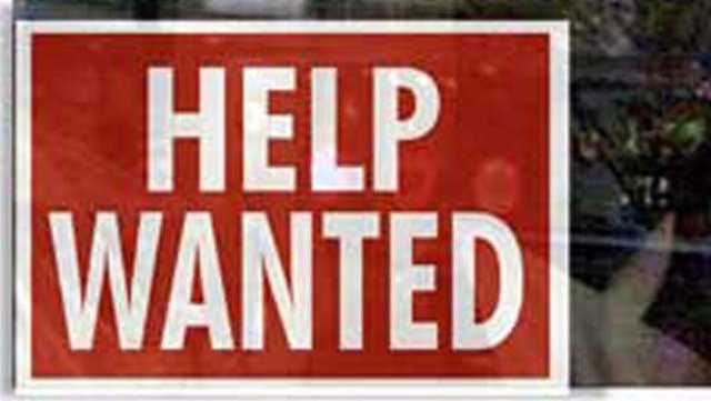 Help wanted sign unemployment