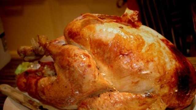 According to statistics from the National Turkey Federation, an average person consumes three pounds of poultry on Thanksgiving.