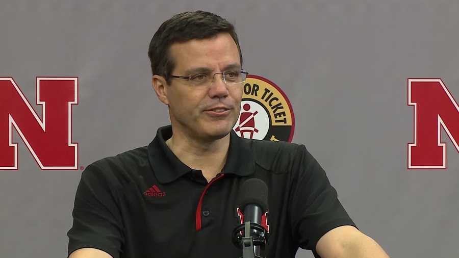 Tim Miles speaks to the media Monday about the team's start to the season.